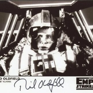 Richard Oldfield as Rebel Pilot Derek “Hobbie” Klivian in Star Wars: The Empire Strikes Back – signed 10"x8" photo with COA