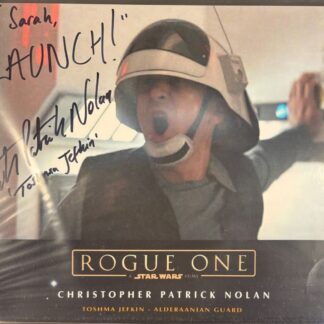 Christopher Patrick Nolan as Toshma Jefkin in Rogue One: A Star Wars Story – signed 10"x8" photo with COA