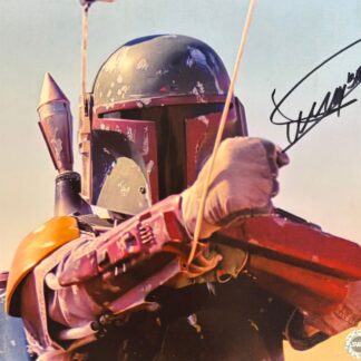 Dickey Beer as Boba Fett in Star Wars: Return of the Jedi – signed 10"x8" photo with COA