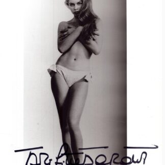 Brigitte Bardot – signed 10"x8" black and white photo with COA