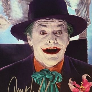 Jack Nicholson as The Joker in Batman - signed 10"x8" photo with COA