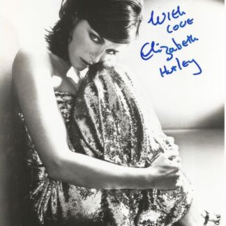 Elizabeth Hurley – signed 10"x8" photo with COA