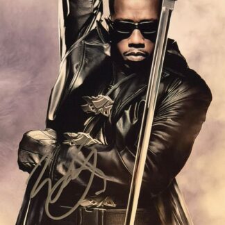 Wesley Snipes as Blade in Blade - signed 10"x8" photo with COA