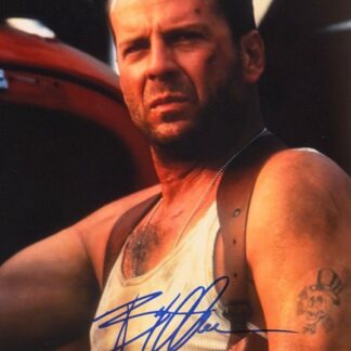 Bruce Willis as John McClane in Die Hard - signed 10"x8" photo with COA