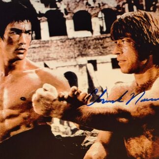 Chuck Norris (with Bruce Lee) - signed 10"x8" photo with COA