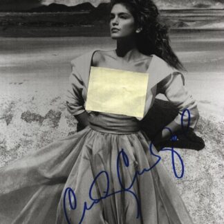 Cindy Crawford – signed 10"x8" photo with COA