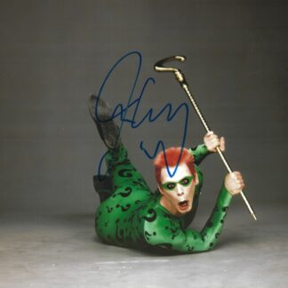 Jim Carrey as the Riddler in Batman Forever – signed 10"x8" photo with COA