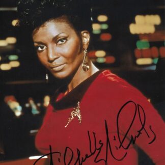 Nichelle Nichols as Uhura in Star Trek: The Original Series – signed 10"x8" photo with COA