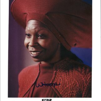 Whoopi Goldberg as Guinan in Star Trek: The Next Generation – signed 10"x8" photo with COA