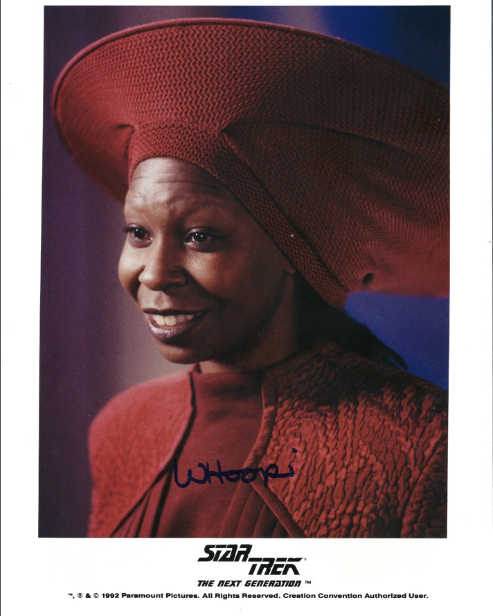 Whoopi Goldberg as Guinan in Star Trek