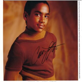 Cirroc Lofton as Jake Sisko in Star Trek: Deep Space Nine – signed 10"x8" photo with COA