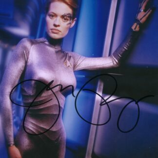 Jeri Ryan as Seven of Nine in Star Trek Voyager – signed 10"x8" photo with COA