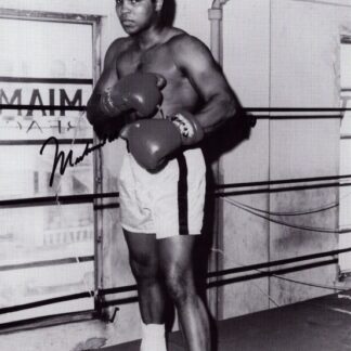 Muhammad Ali - signed 10"x8" photo with COA