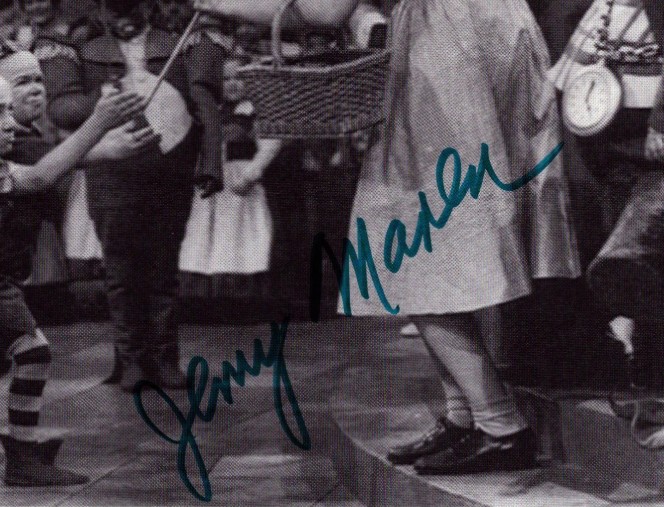 Jerry Maren as Munchkin in The Wizard of Oz - signed 10"x8" photo with COA