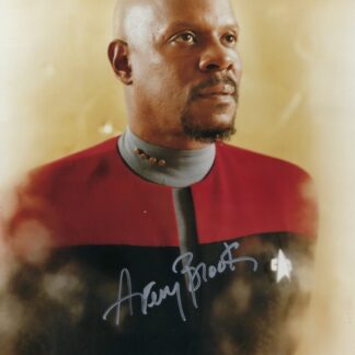 Avery Brooks as Captain Sisko in Star Trek Deep Space Nine – signed 10"x8" photo with COA