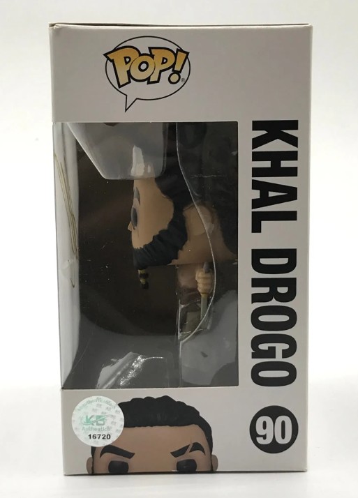 Jason Momoa as Khal Drogo in Game of Thrones - signed funko pop #90 - with COA