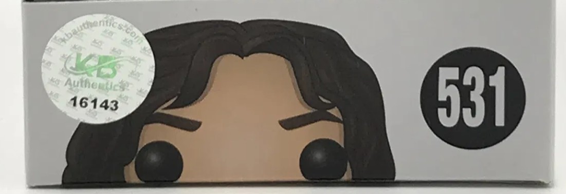Viggo Mortensen as Aragorn in The Lord of the Rings - signed funko pop #531 - with COA