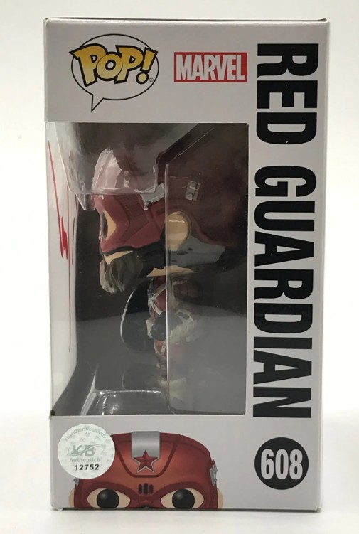 David Harbour as Red Guardian in Black Widow - signed funko pop #608 - with COA