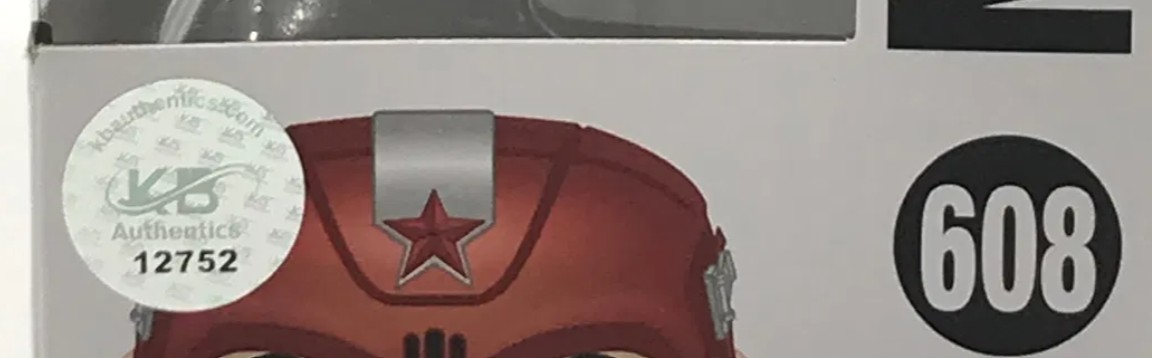 David Harbour as Red Guardian in Black Widow - signed funko pop #608 - with COA