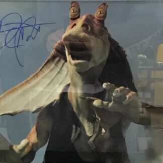 Ahmed Best as Jar Jar Binks in Star Wars - signed and framed 11"x14" photo with COA