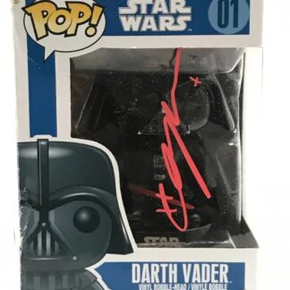 Hayden Christensen as Darth Vader in Star Wars - signed funko pop #01 - with COA