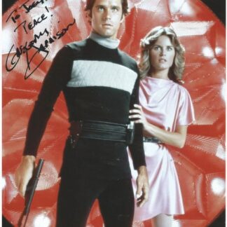 Gregory Harrison in Logan’s Run - signed 10"x8" photo with COA