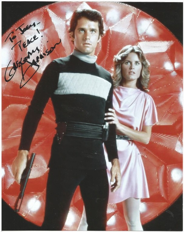 Gregory Harrison in Logan’s Run - signed 10"x8" photo with COA
