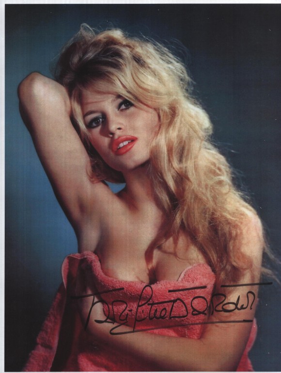 Brigitte Bardot – signed 10"x8" photo with COA