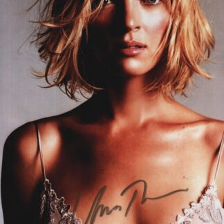 Uma Thurman – Signed 10" x 8" Photo with COA