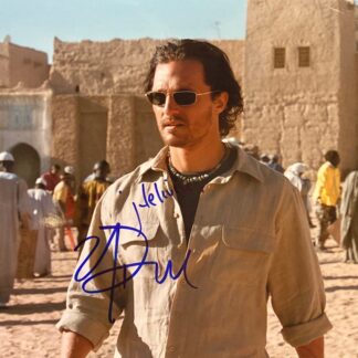 Matthew McConaughey as Dirk Pitt in Sahara - signed 10"x8" photo with GFAA COA