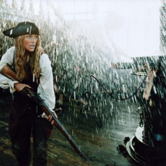 Keira Knightley as Elizabeth Swann in Pirates of the Caribbean - signed 10"x8" photo with COA