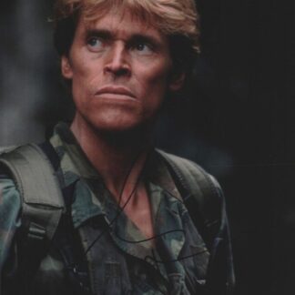 Willem Dafoe as John Clark in Clear and Present Danger - signed 10"x8" photo with COA