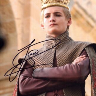 Jack Gleeson as Joffrey Baratheon in Game of Thrones - signed 10"x8" photo with COA