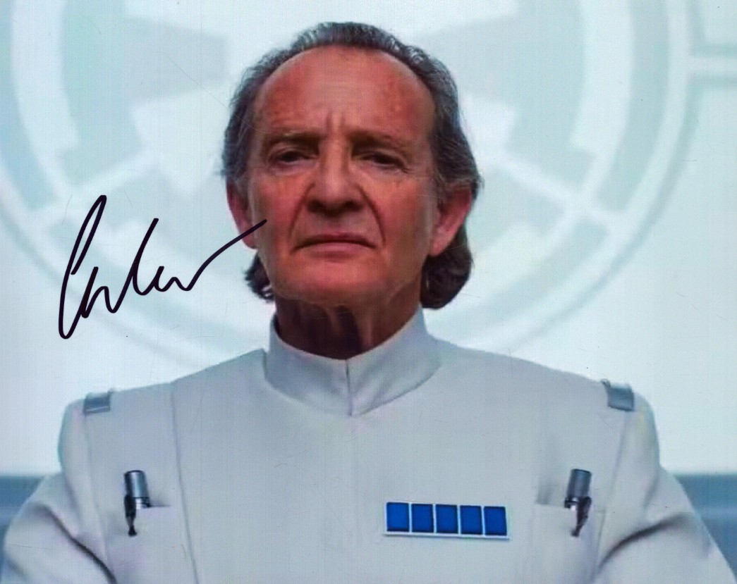 Anton Lesser as General Draven in Rogue One: A Star Wars Story - signed 10"x8" photo with COA