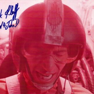 Jack Klaff as Red Four (John D. Branon) in Star Wars: A New Hope - signed 10"x8" photo with COA