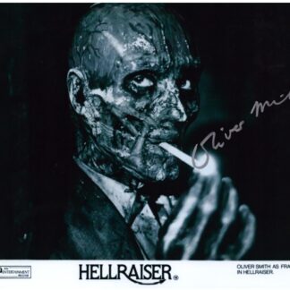 Oliver Smith as Skinless Frank in Hellraiser - signed 10"x8" photo with COA