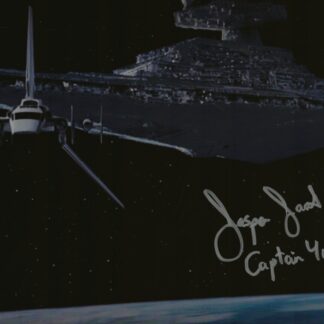 Jasper Jacob as Captain Yorr in Star Wars: Episode VI – Return of the Jedi - signed 10"x8" photo with COA