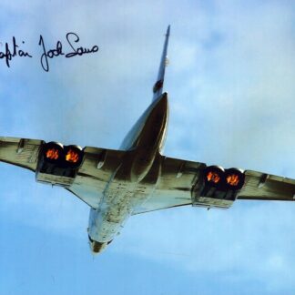 Captain Jock Lowe (aviator) - signed 10"x8" photo with COA