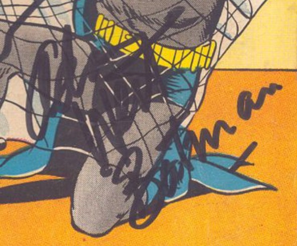 Christopher Reeve, Bob Kane, Adam West and another - signed World's Finest Comics front cover – COA