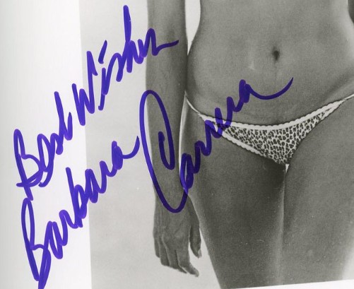 Barbara Carrera - signed 10"x8" photo with COA