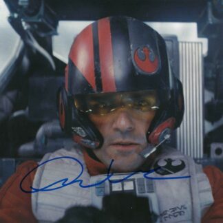 Oscar Isaac as Poe Dameron in Star Wars – signed 10"x8" photo with COA