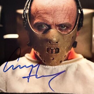Anthony Hopkins as Hannibal Lecter in The Silence of the Lambs - signed 10"x8" photo with COA
