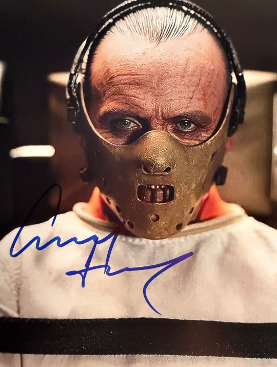 Anthony Hopkins as Hannibal Lecter in The Silence of the Lambs - signed 10"x8" photo with COA