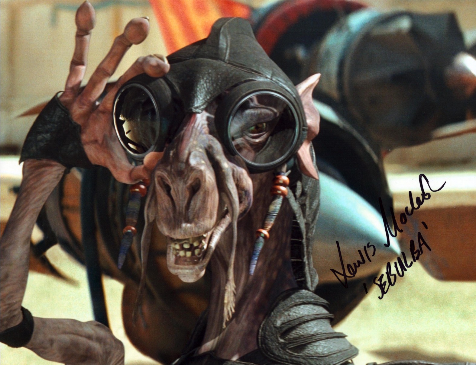 Lewis Macleod: Sebulba in Star Wars Episode I: The Phantom Menace (1999) – signed 10"x8" photo with COA