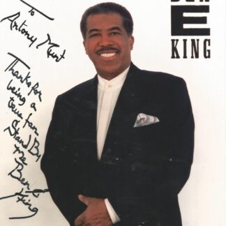 Ben E. King – signed 10"x8" photo with COA