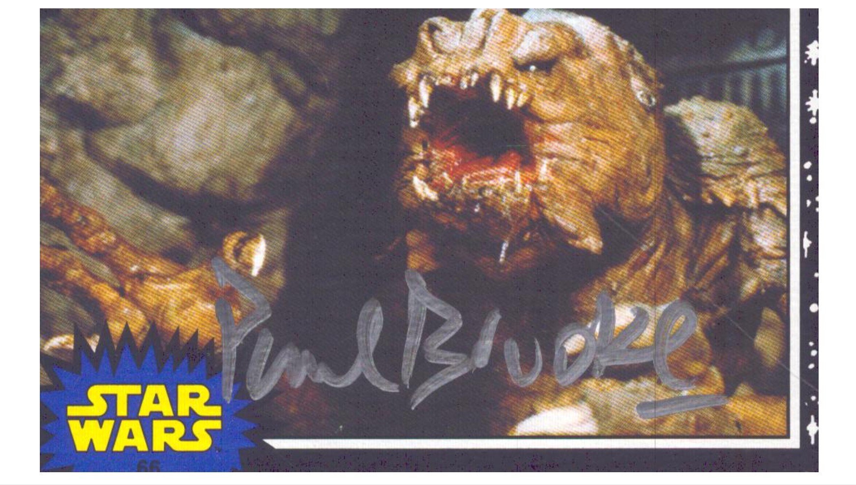Paul Burke: Star Wars – signed trading card with COA