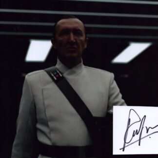 Ralph Ineson: Colonel Ansiv Garmuth in Star Wars: The Last Jedi (2017) – signed 10"x8" photo with COA