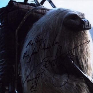 Ian Whyte: Moroff in Star Wars – signed 10"x8" photo with COA