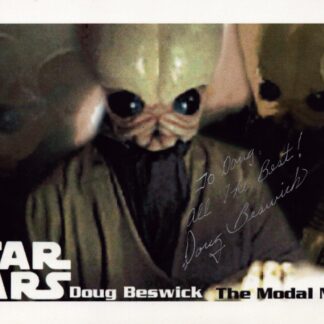 Doug Beswick as Bith Musician in Star Wars A New Hope - signed 10"x8" photo with COA