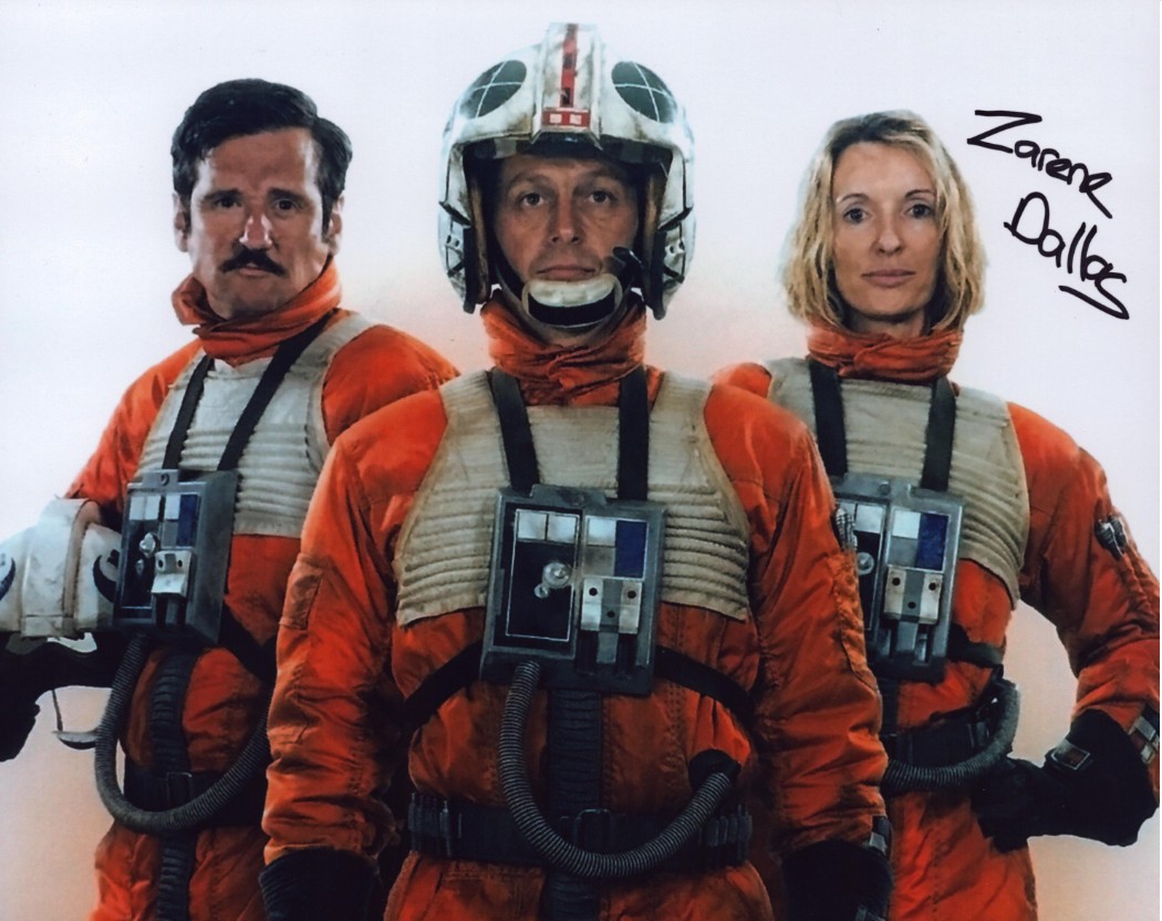 Zarene Dallas as Zal Dinnes in Rogue One: A Star Wars Story - signed 10"x8" photo with COA